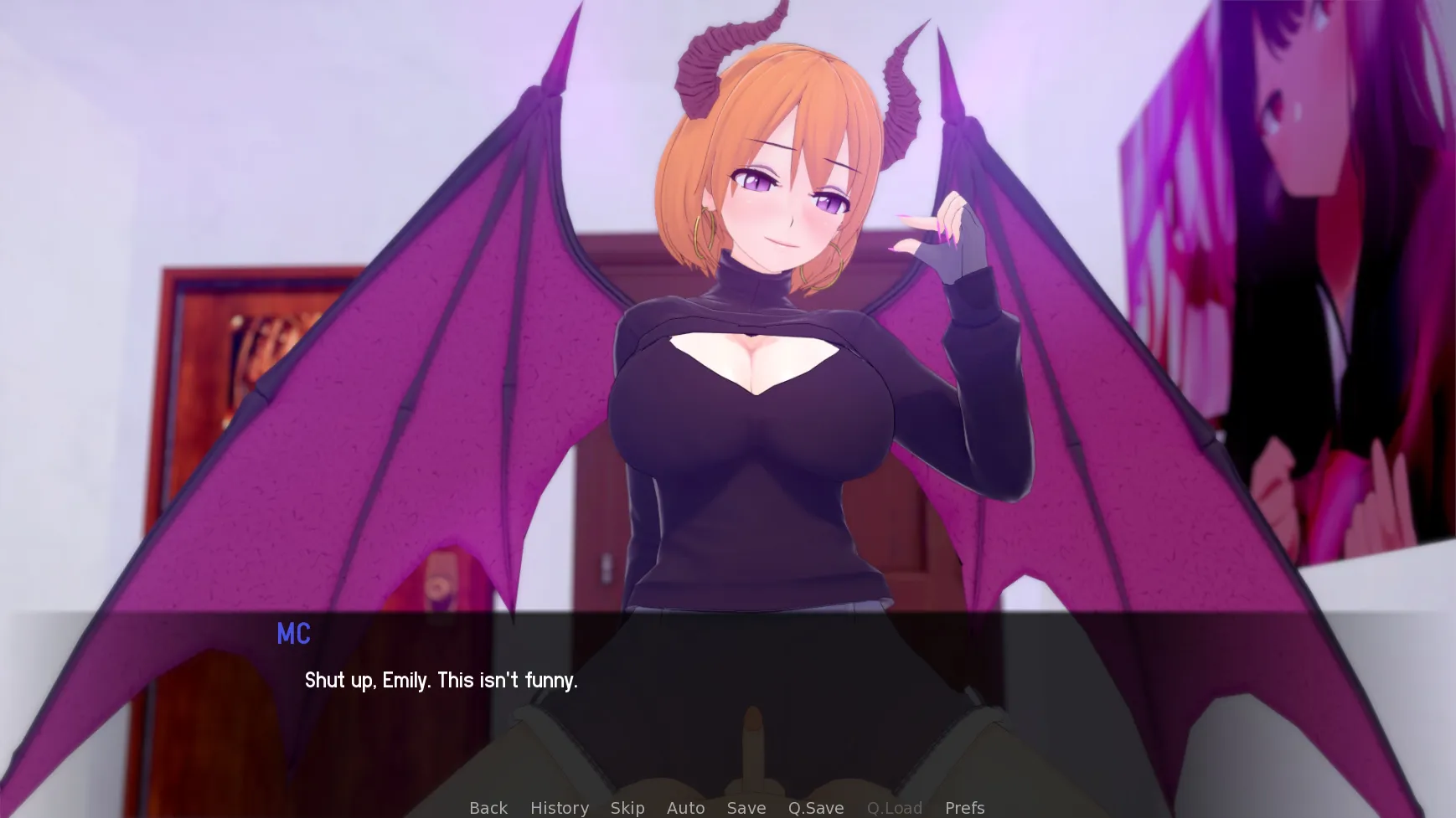 Veil of Temptation gameplay screenshot 8 (Ren'Py adult game) by LeraMor – free download