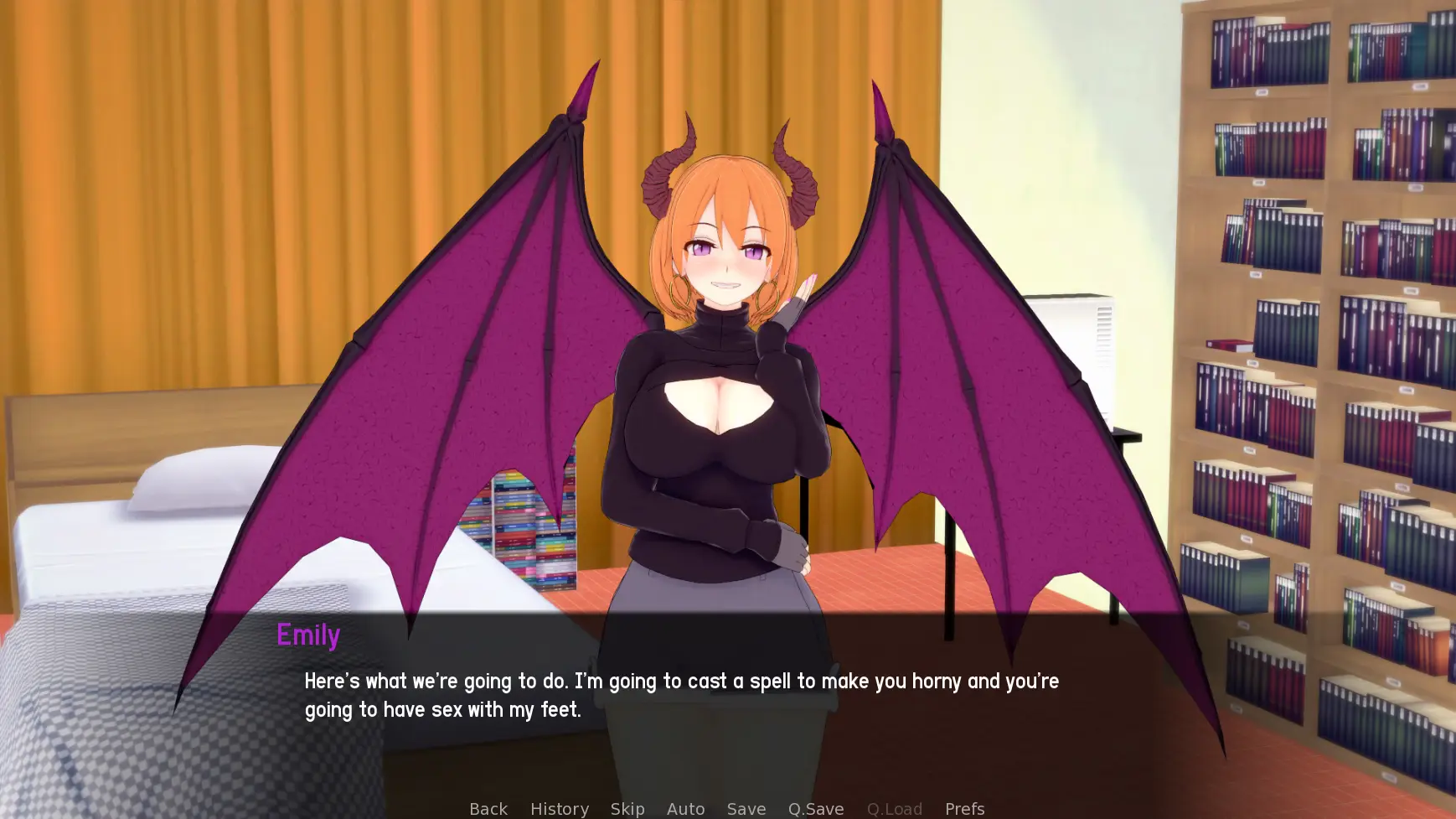 Veil of Temptation gameplay screenshot 9 (Ren'Py adult game) by LeraMor – free download