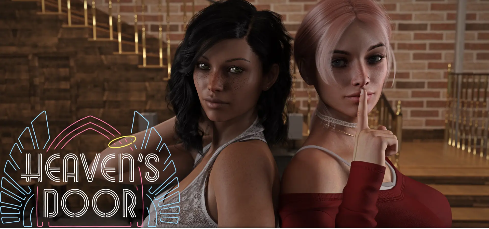 Heaven’s Door cover Chapter 4 - 0.4 – Ren'Py adult game by AlterWorlds free download
