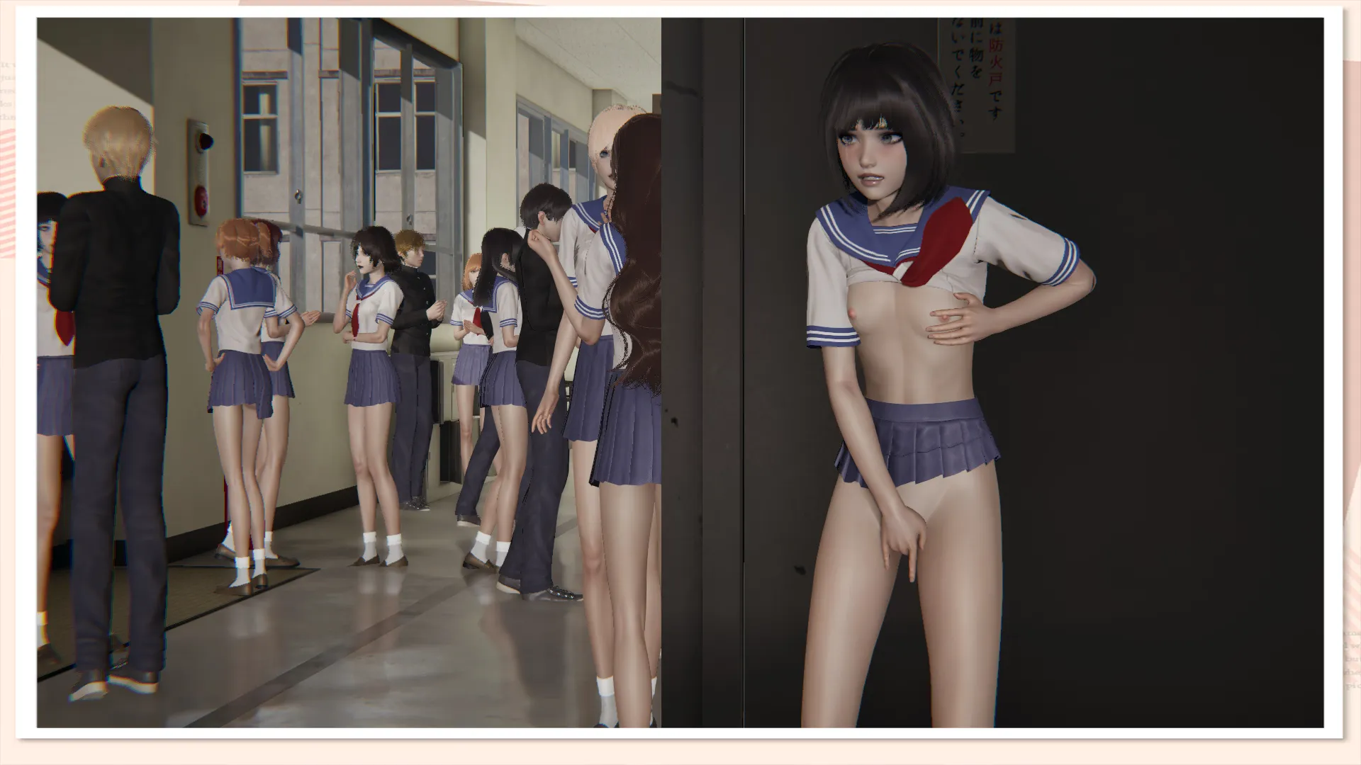 Public Sex Life H gameplay screenshot 12 (Unity adult game) by ParadiceZone – free download