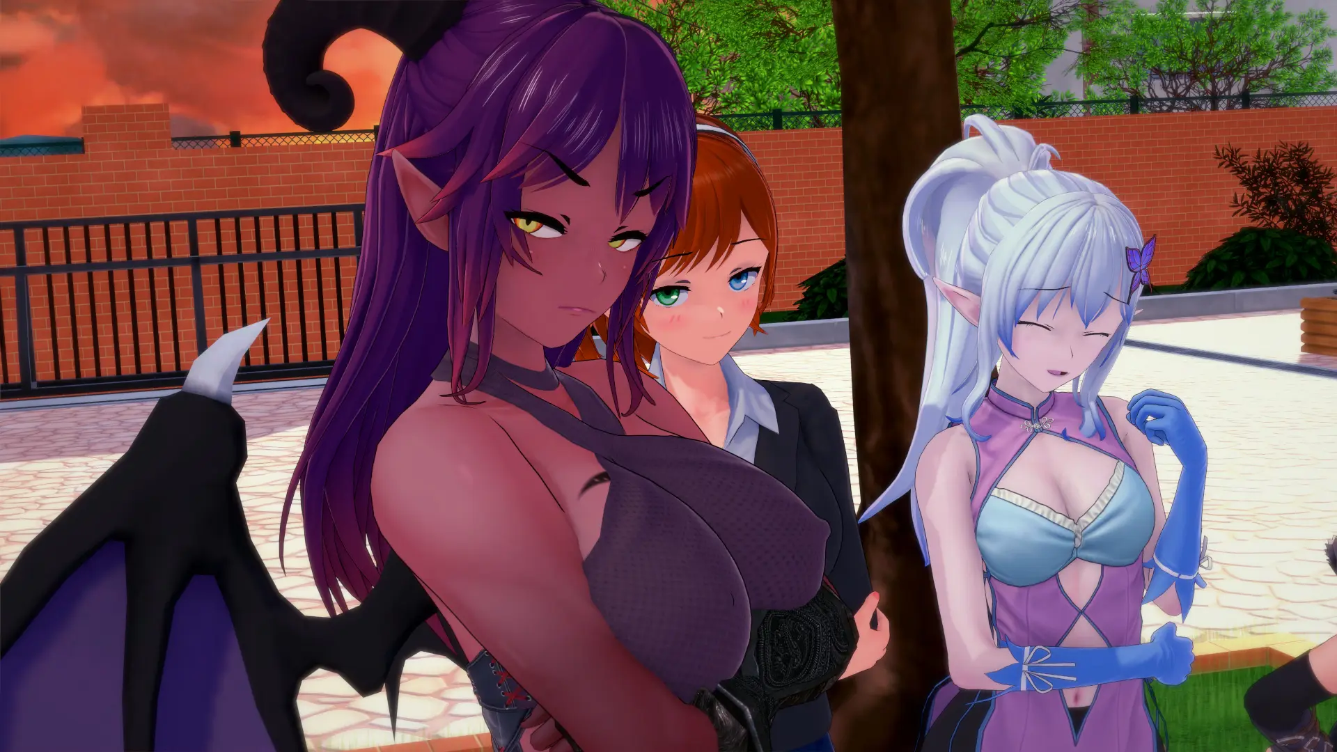 Heroic Harem Resort gameplay screenshot 2 (Ren'Py adult game) by OnionCuttingNinja – free download