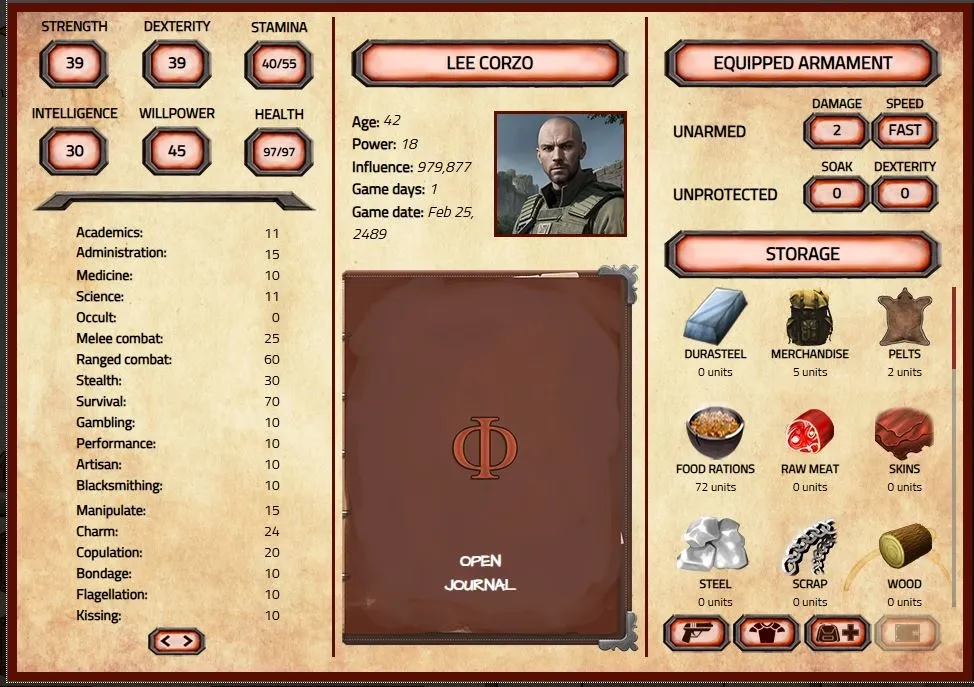 Masters of Raana gameplay screenshot 12 (HTML adult game) by GrimDark – free download