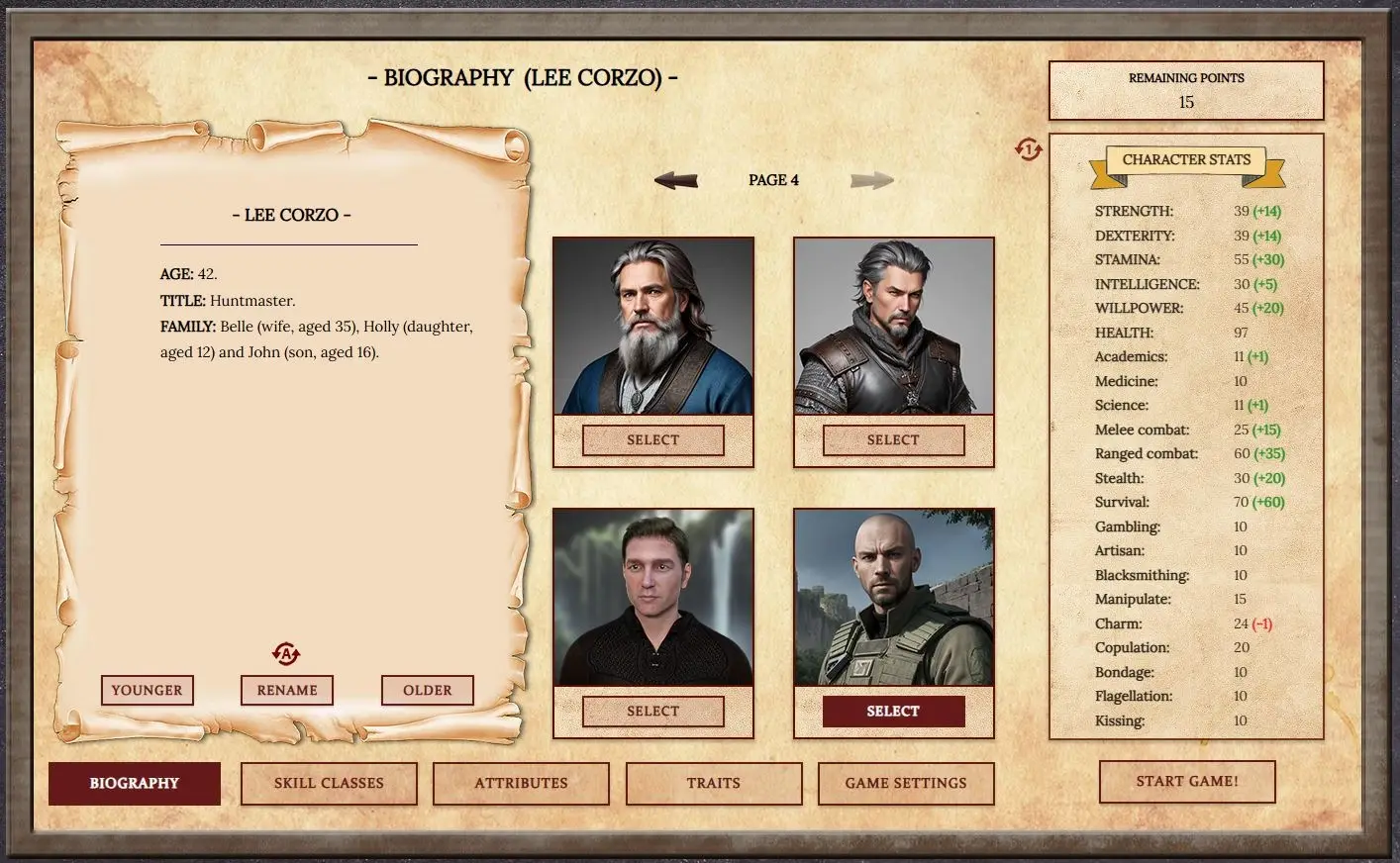 Masters of Raana gameplay screenshot 11 (HTML adult game) by GrimDark – free download
