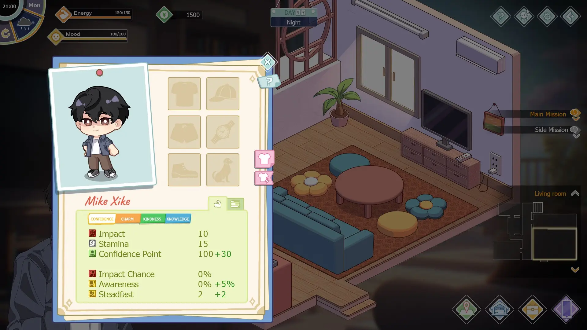 Love n Life: Happy Student gameplay screenshot 1 (Unity adult game) by Reborn Entertainment – free download