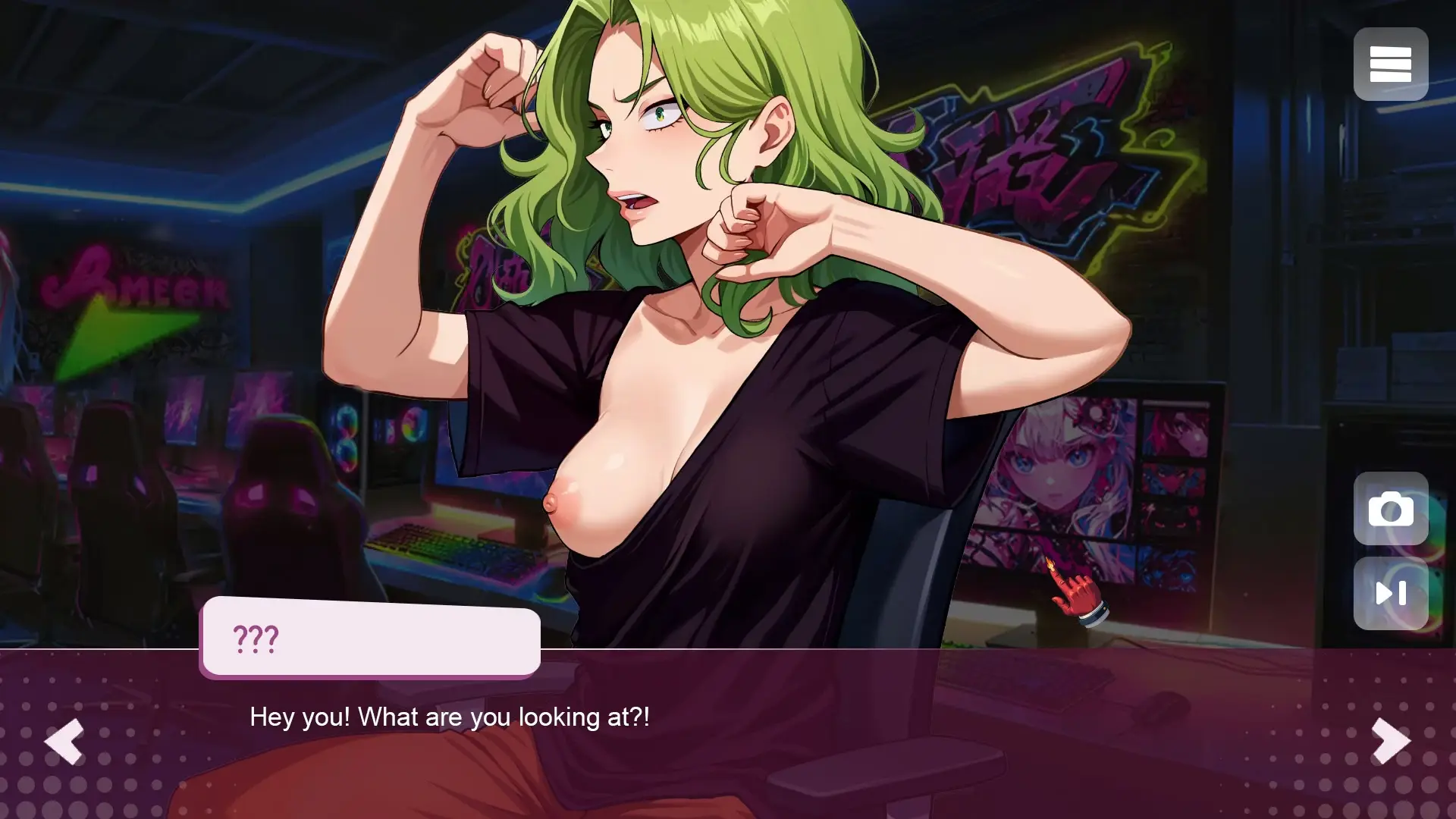 Getting Inside Hentai Story gameplay screenshot 8 (Ren'Py adult game) by 4nyStudio – free download