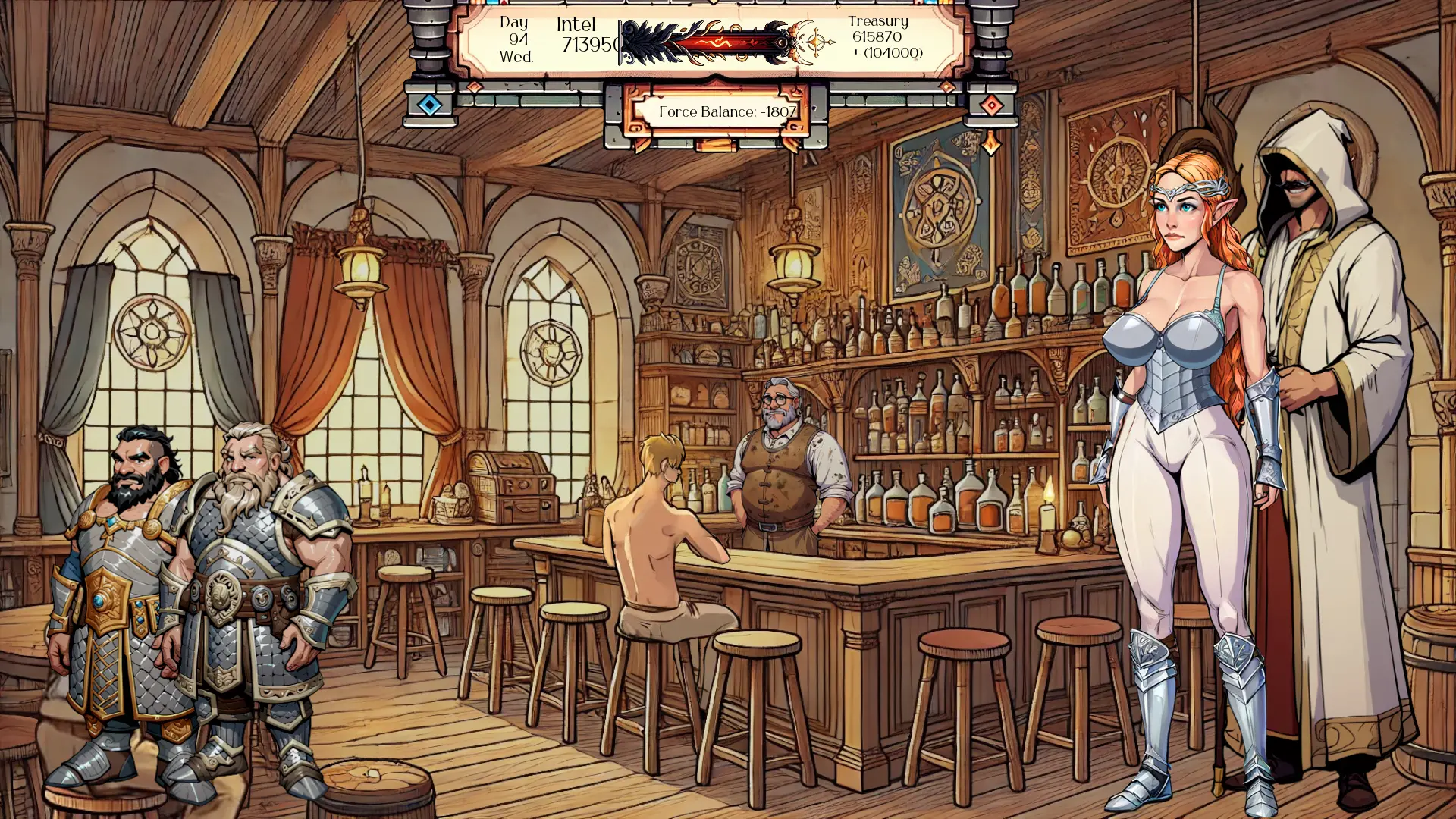 The Fall of Galadriel gameplay screenshot 2 (Ren'Py adult game) by Megacock – free download
