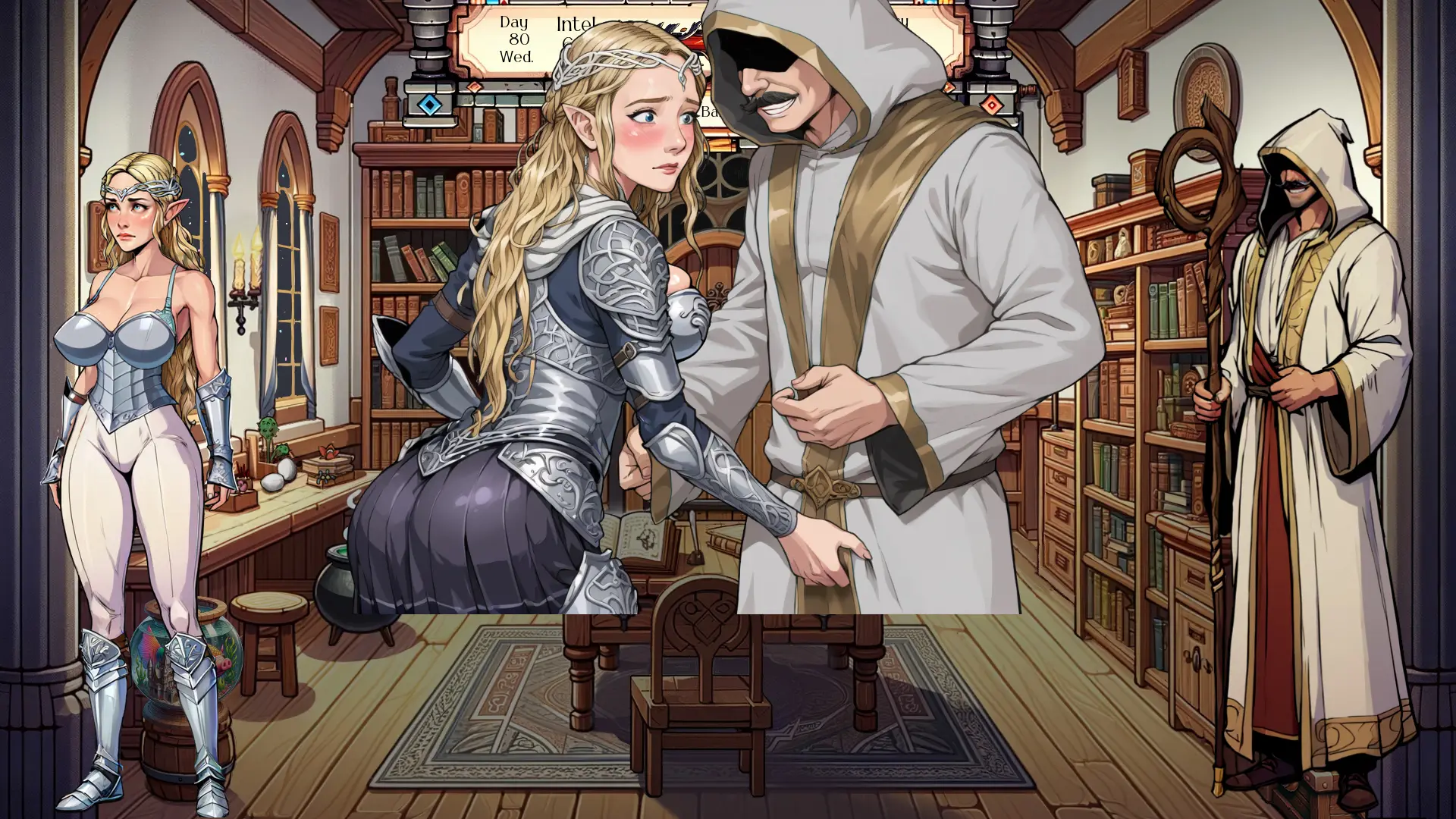 The Fall of Galadriel gameplay screenshot 19 (Ren'Py adult game) by Megacock – free download