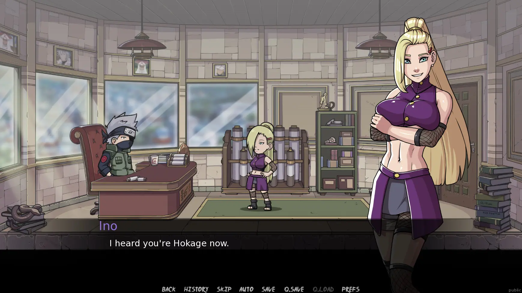 Tsunade’s Scroll gameplay screenshot 5 (Ren'Py adult game) by Feodosiy – free download