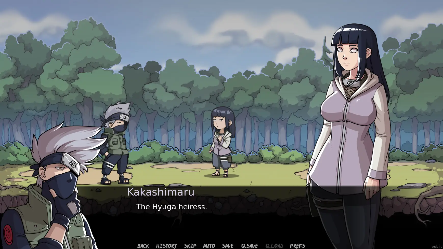 Tsunade’s Scroll gameplay screenshot 1 (Ren'Py adult game) by Feodosiy – free download