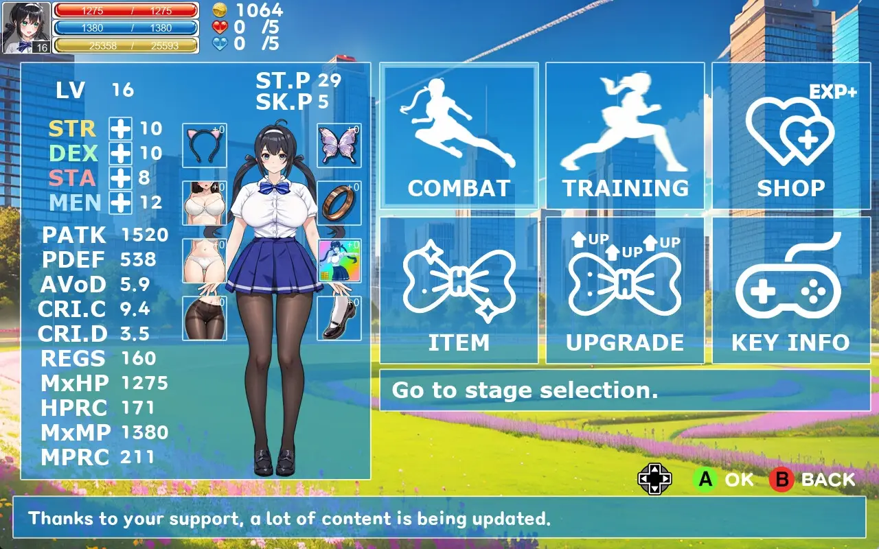 Fighting Girl Yuri gameplay screenshot 14 (Others adult game) by UMAI NEKO – free download