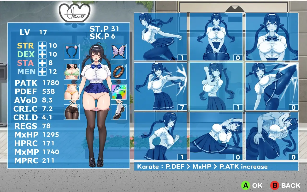 Fighting Girl Yuri gameplay screenshot 5 (Others adult game) by UMAI NEKO – free download