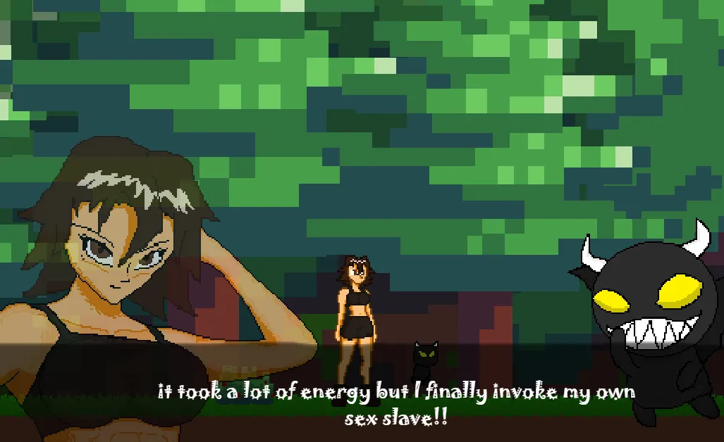 Ella’s Dumb and Horny Adventure gameplay screenshot 12 (Others adult game) by H. Potato – free download