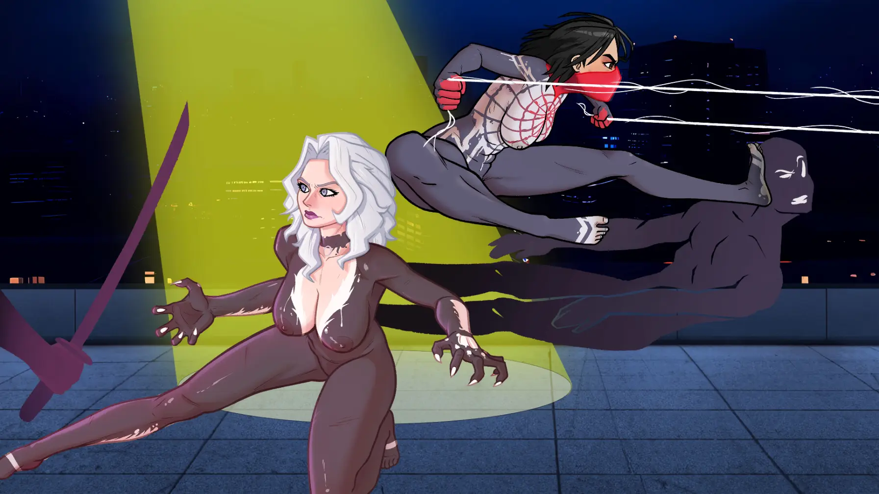 Silk and the City of Seduction gameplay screenshot 16 (Ren'Py adult game) by Devious Delight Games – free download