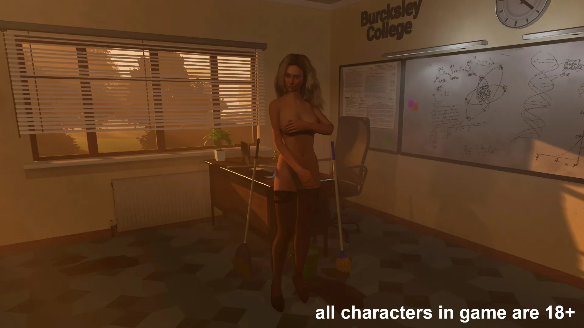 Expose My Teacher (A Wife and Mother Fan Game) gameplay screenshot 2 (Unreal Engine adult game) by Luxxor – free download