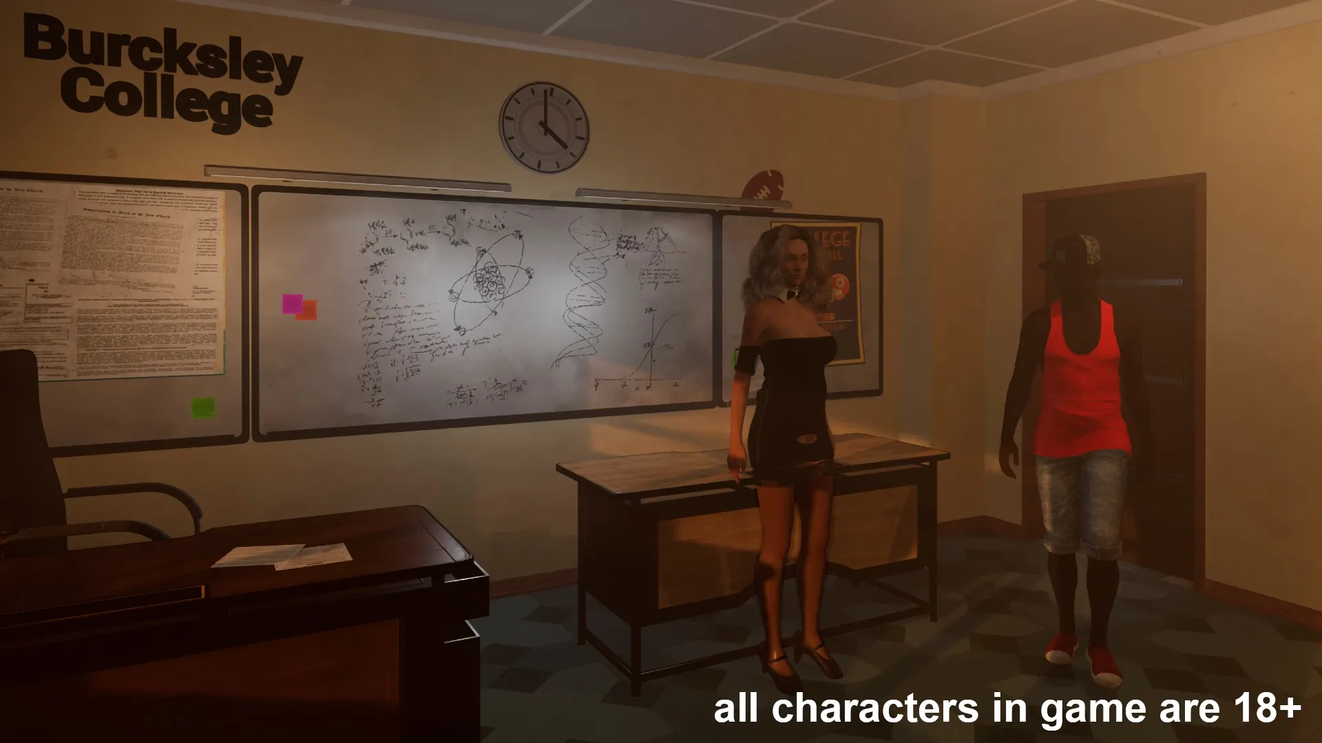 Expose My Teacher (A Wife and Mother Fan Game) gameplay screenshot 4 (Unreal Engine adult game) by Luxxor – free download
