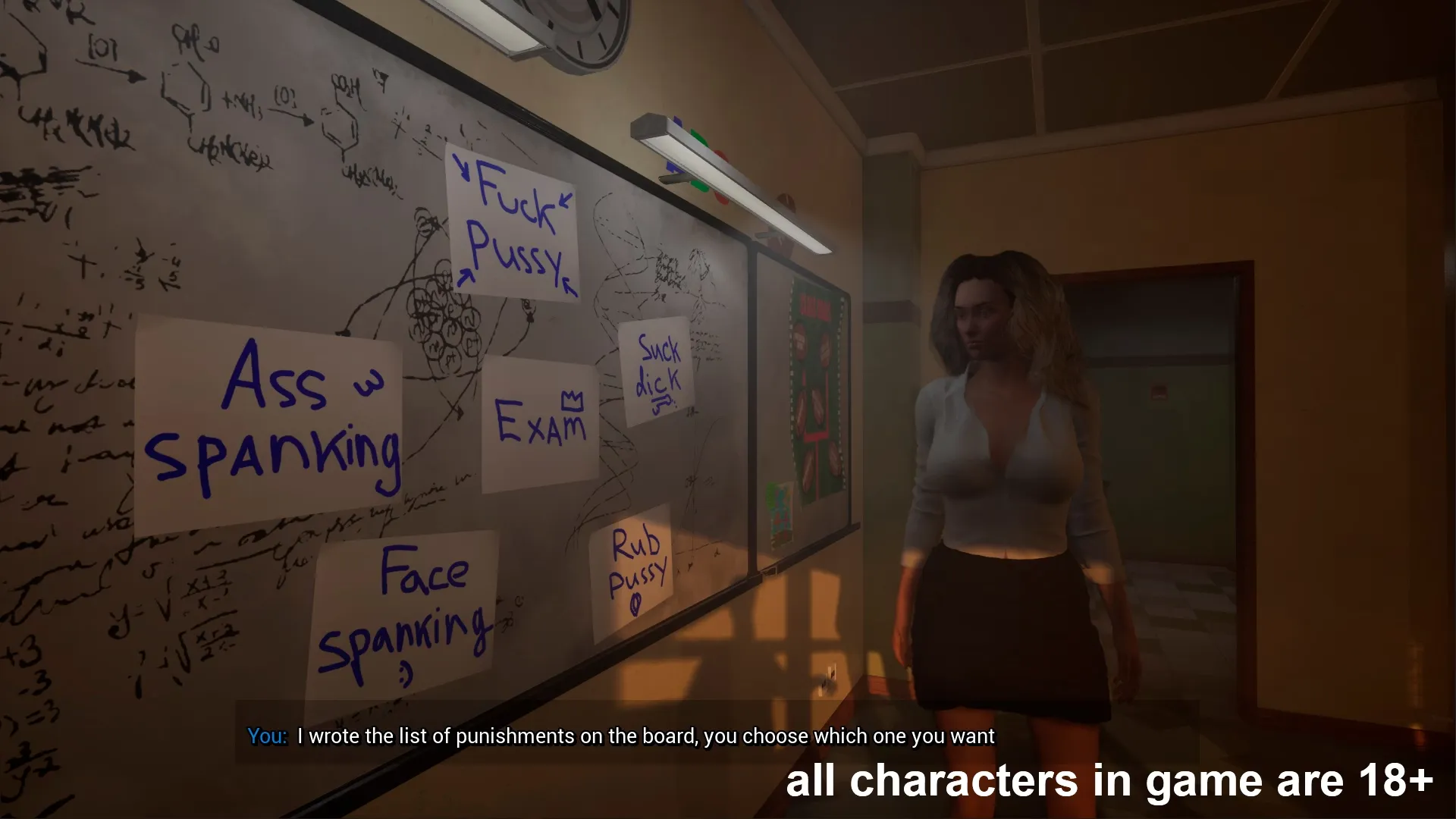 Expose My Teacher (A Wife and Mother Fan Game) gameplay screenshot 12 (Unreal Engine adult game) by Luxxor – free download