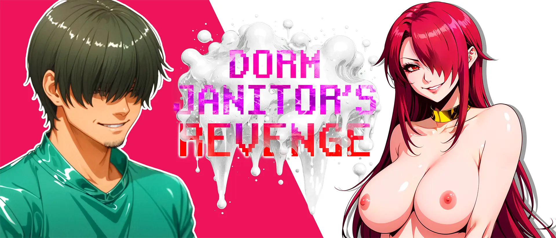 Dorm Janitor’s Revenge cover 1.0 Demo – RPGM adult game by Rated Sim free download