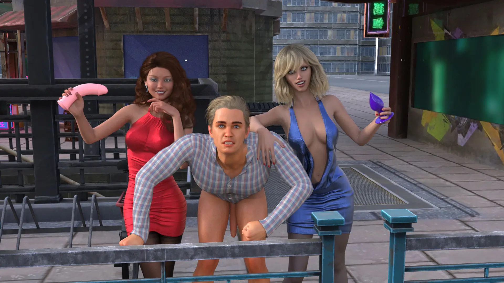 City of Broken Dreams: A Femdom Superhero Game gameplay screenshot 11 (RPGM adult game) by BrokenDreams – free download
