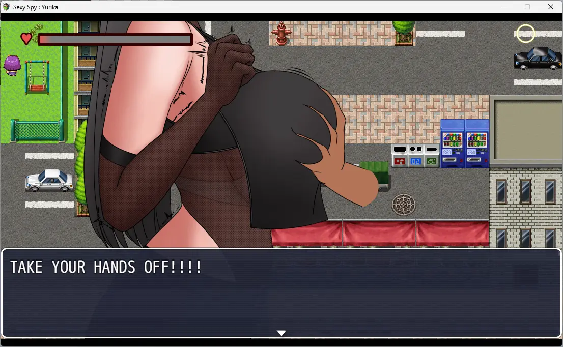 Sexy Spy : Yurika gameplay screenshot 3 (RPGM adult game) by Arc Studio – free download