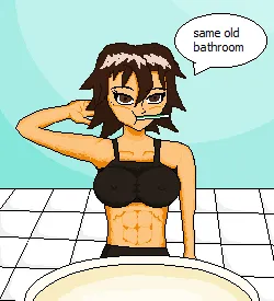 Ella’s Dumb and Horny Adventure gameplay screenshot 6 (Others adult game) by H. Potato – free download