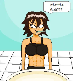 Ella’s Dumb and Horny Adventure gameplay screenshot 8 (Others adult game) by H. Potato – free download