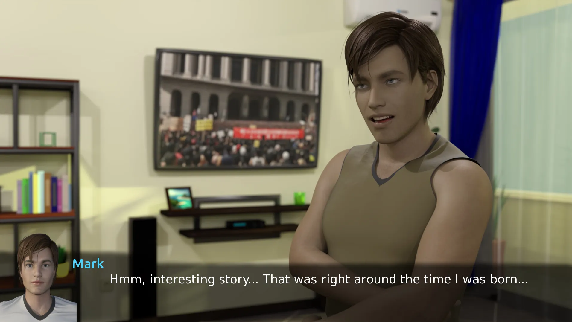 Mystery of Provenance gameplay screenshot 10 (Ren'Py adult game) by WID-3D – free download