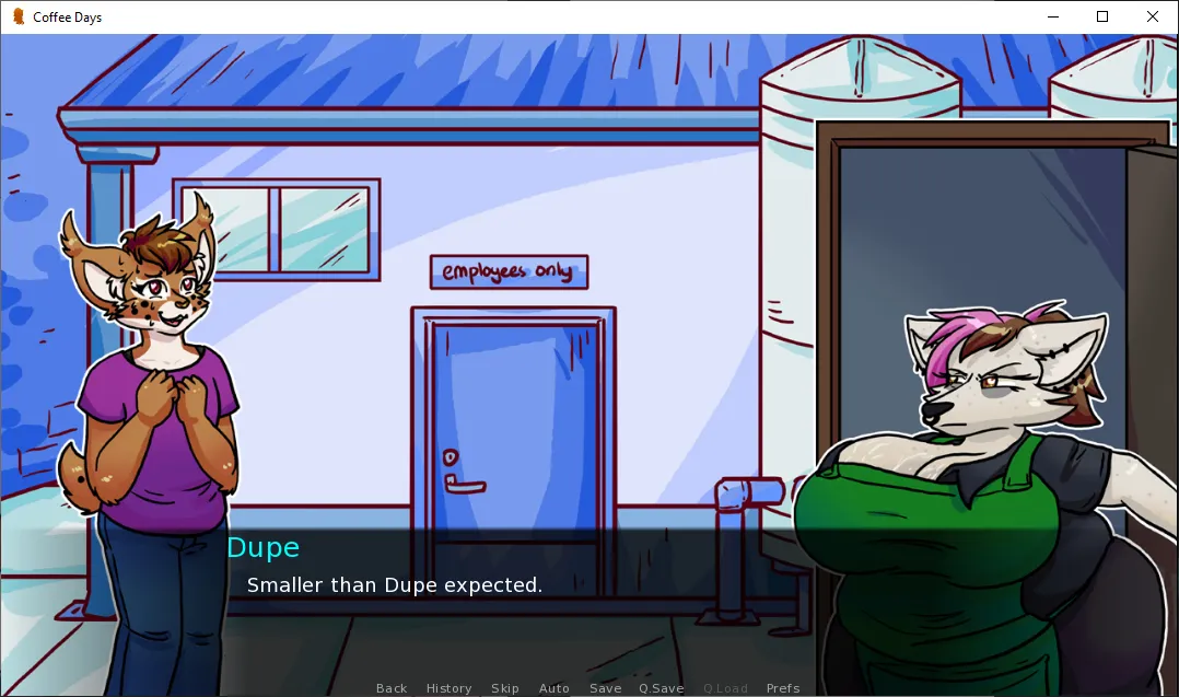 Coffee Days gameplay screenshot 4 (Ren'Py adult game) by SpaceRychen – free download