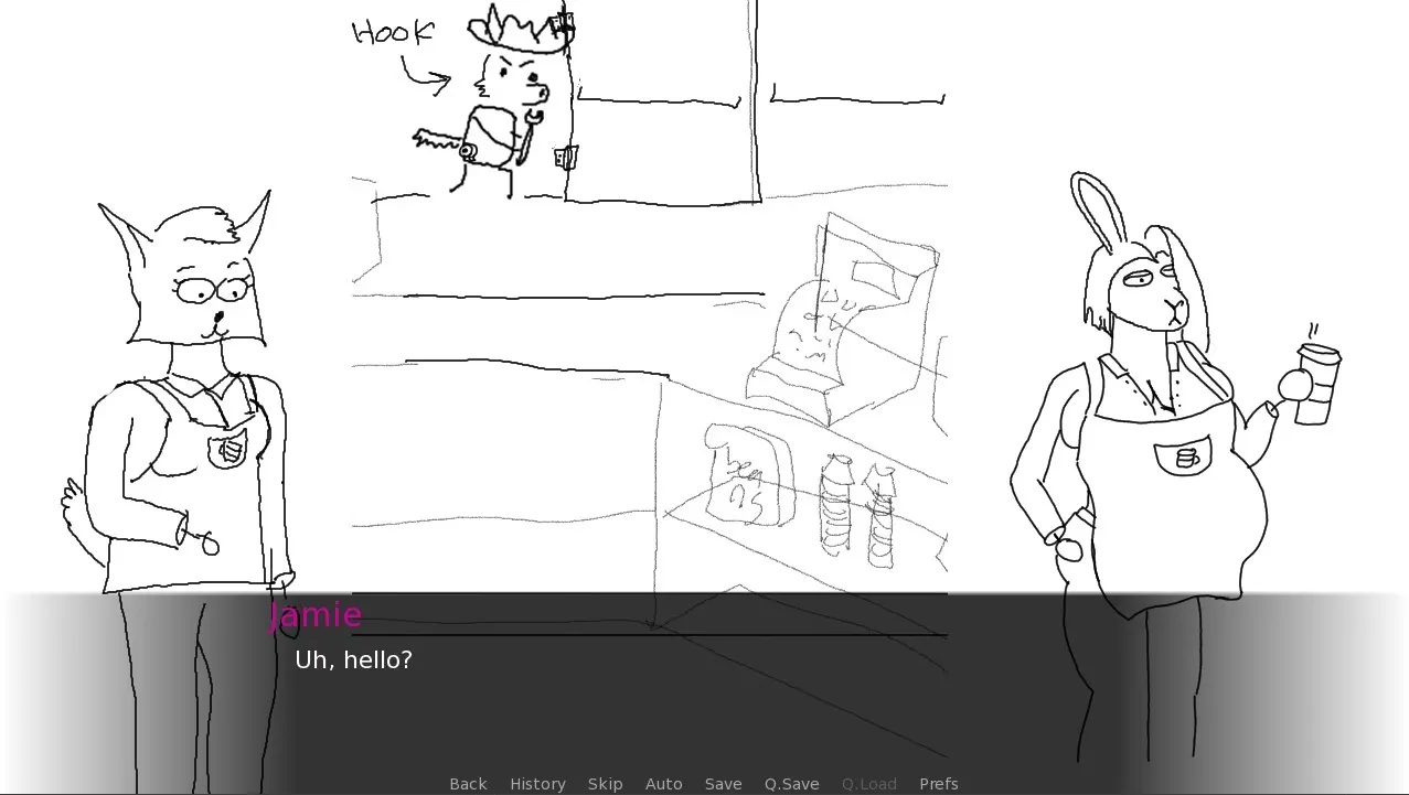 Coffee Days gameplay screenshot 3 (Ren'Py adult game) by SpaceRychen – free download