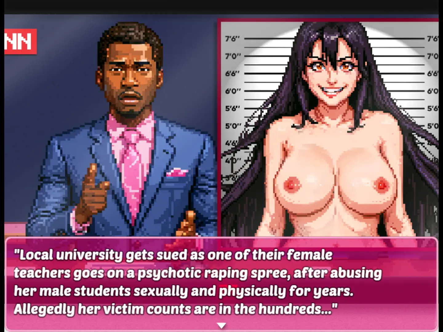 Dorm Janitor’s Revenge gameplay screenshot 8 (RPGM adult game) by Rated Sim – free download