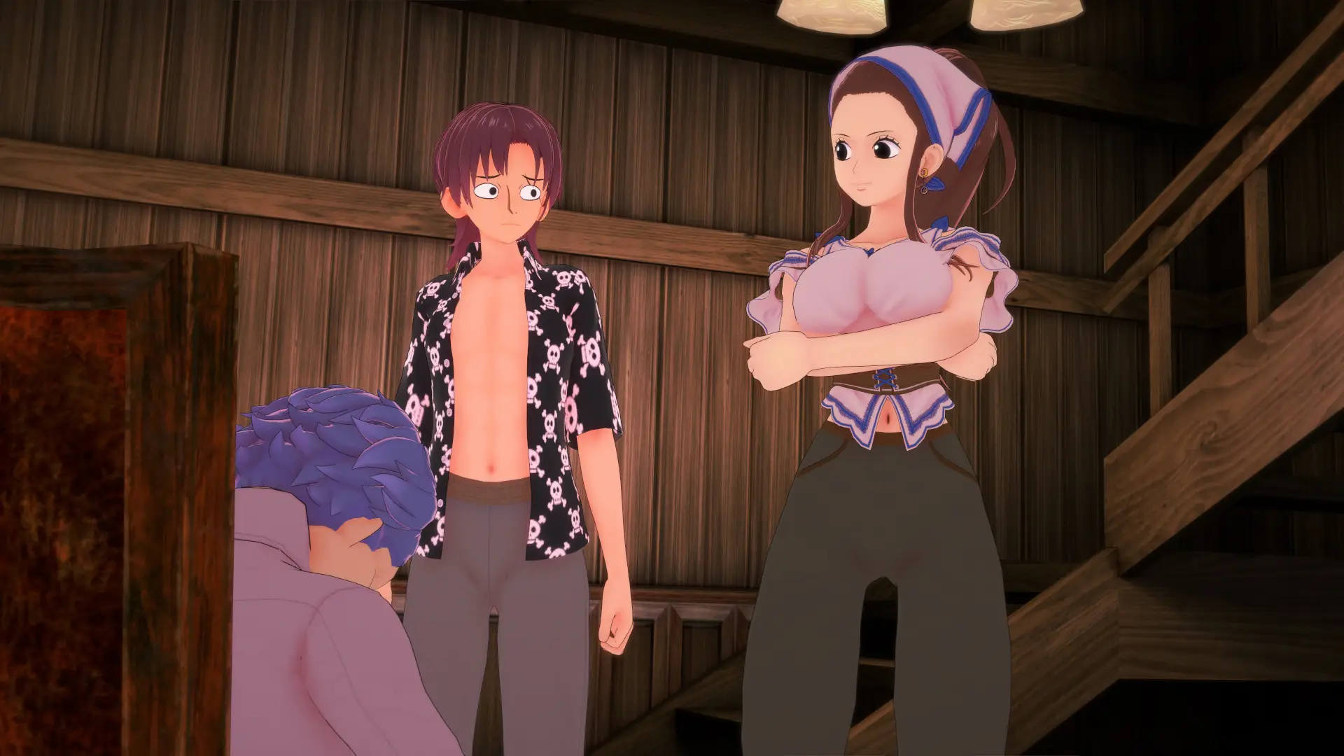 One Piece: Passion on the Grand Line gameplay screenshot 6 (Ren'Py adult game) by StoneHead Productions – free download