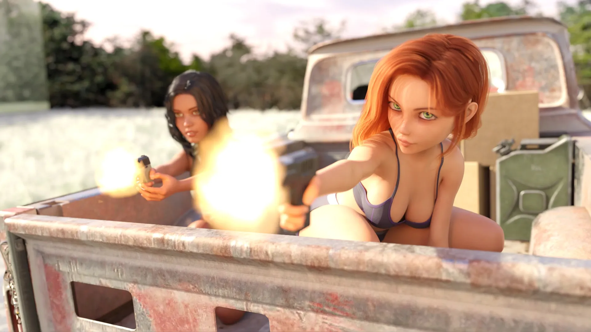 Survival Guide gameplay screenshot 3 (Ren'Py adult game) by RazzyBerry – free download