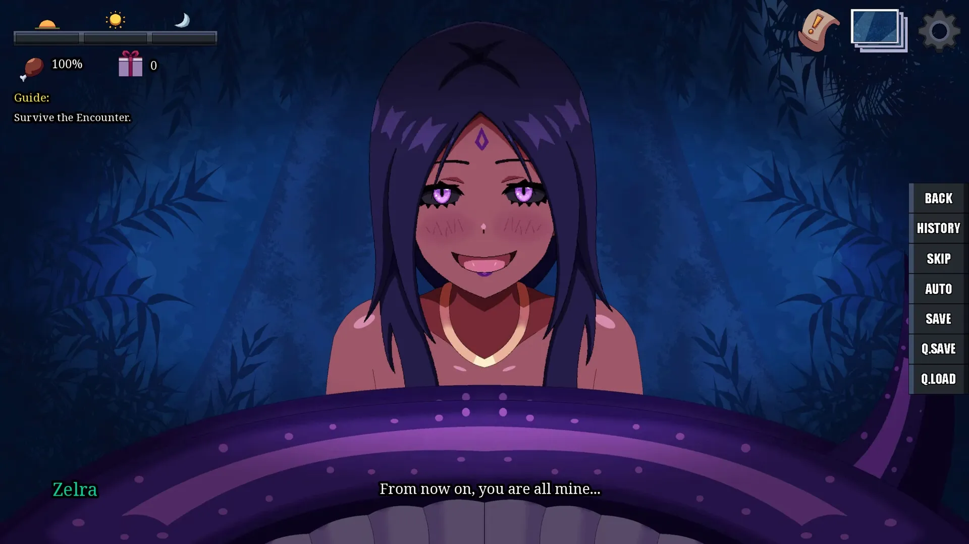 Monster Girl Jungle gameplay screenshot 6 (Ren'Py adult game) by Xoullion – free download