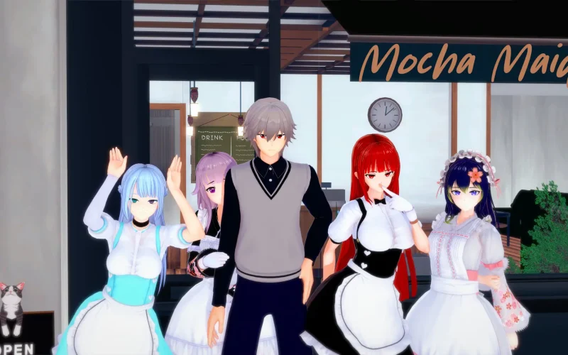 Mocha Maid cover 0.1.5 – Ren'Py adult game by LulluDev free download
