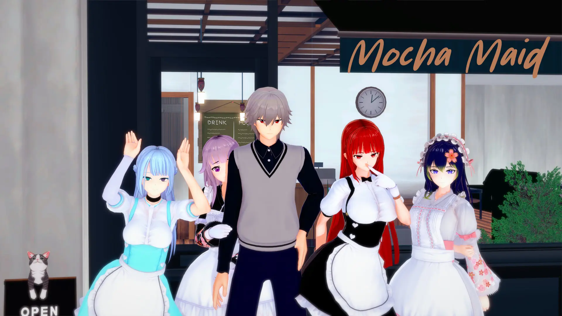 Mocha Maid cover 0.1.5 – Ren'Py adult game by LulluDev free download