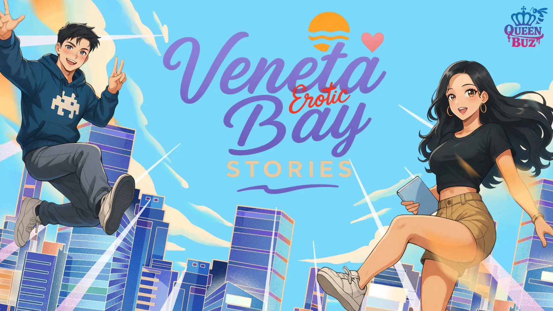 Veneta Bay Erotic Stories cover 0.2 Alpha – Ren'Py adult game by QueenBuz free download