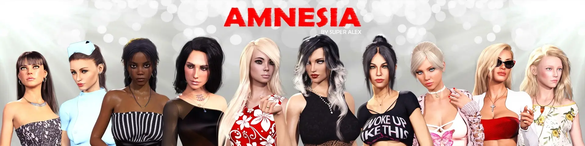 Amnesia cover 0.201a Remaster Patreon – Ren'Py adult game by Super Alex free download