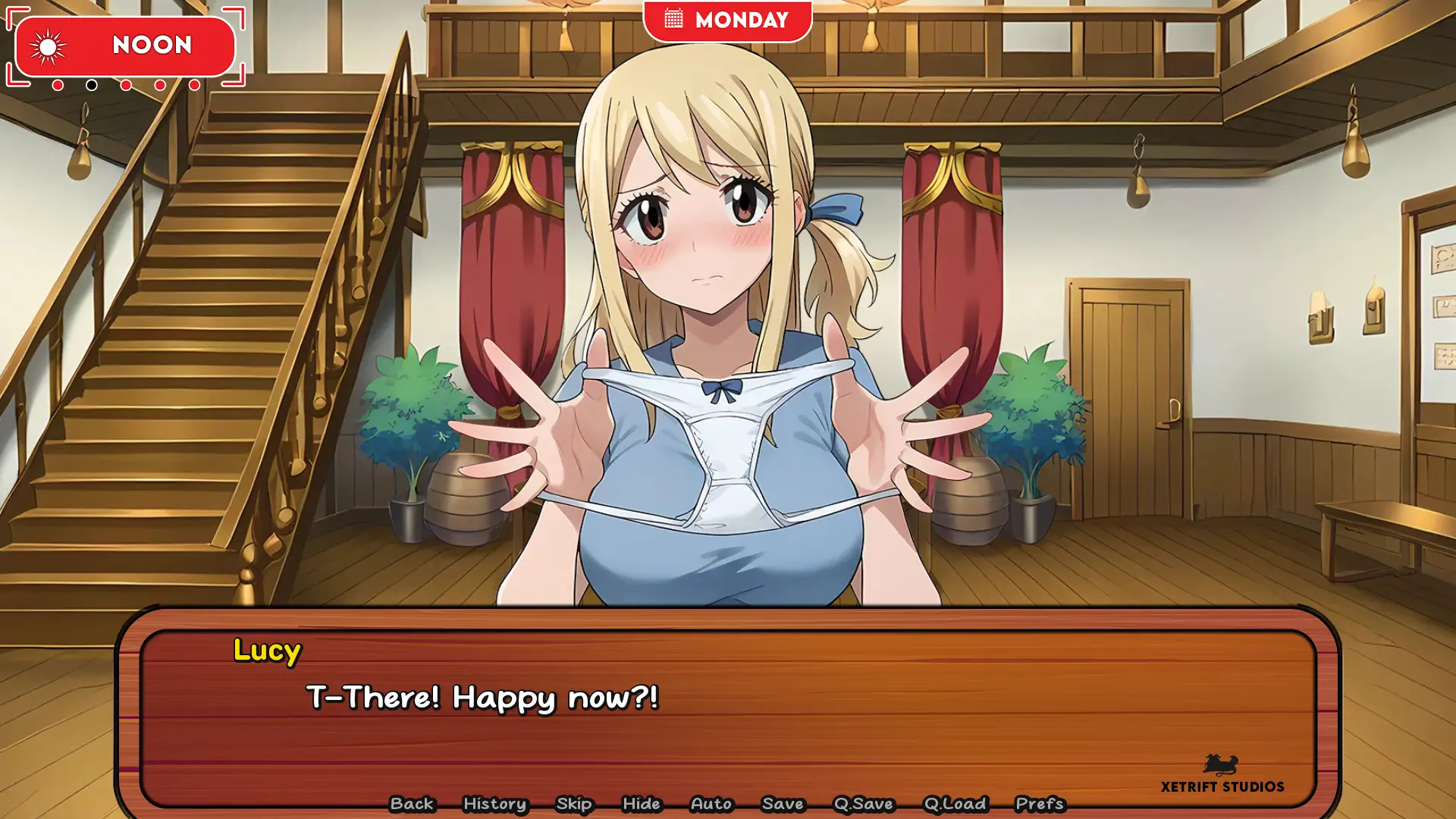 Lusty Tail gameplay screenshot 1 (Ren'Py adult game) by Xetrift Studios – free download