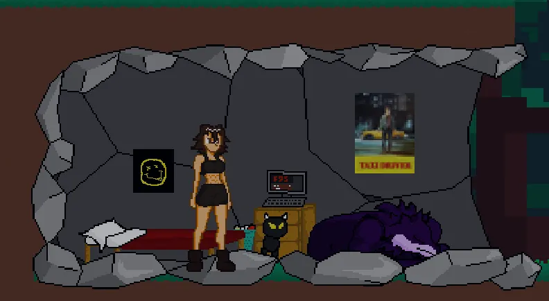 Ella’s Dumb and Horny Adventure gameplay screenshot 7 (Others adult game) by H. Potato – free download