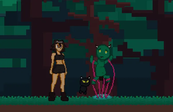 Ella’s Dumb and Horny Adventure gameplay screenshot 4 (Others adult game) by H. Potato – free download