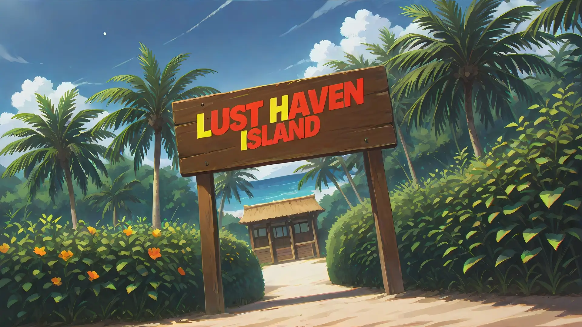 Lust Haven Island! Forbidden Shores gameplay screenshot 1 (Ren'Py adult game) by Roze – free download
