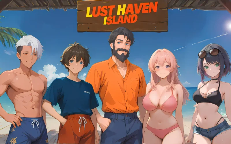 Lust Haven Island! Forbidden Shores cover 0.3 – Ren'Py adult game by Roze free download