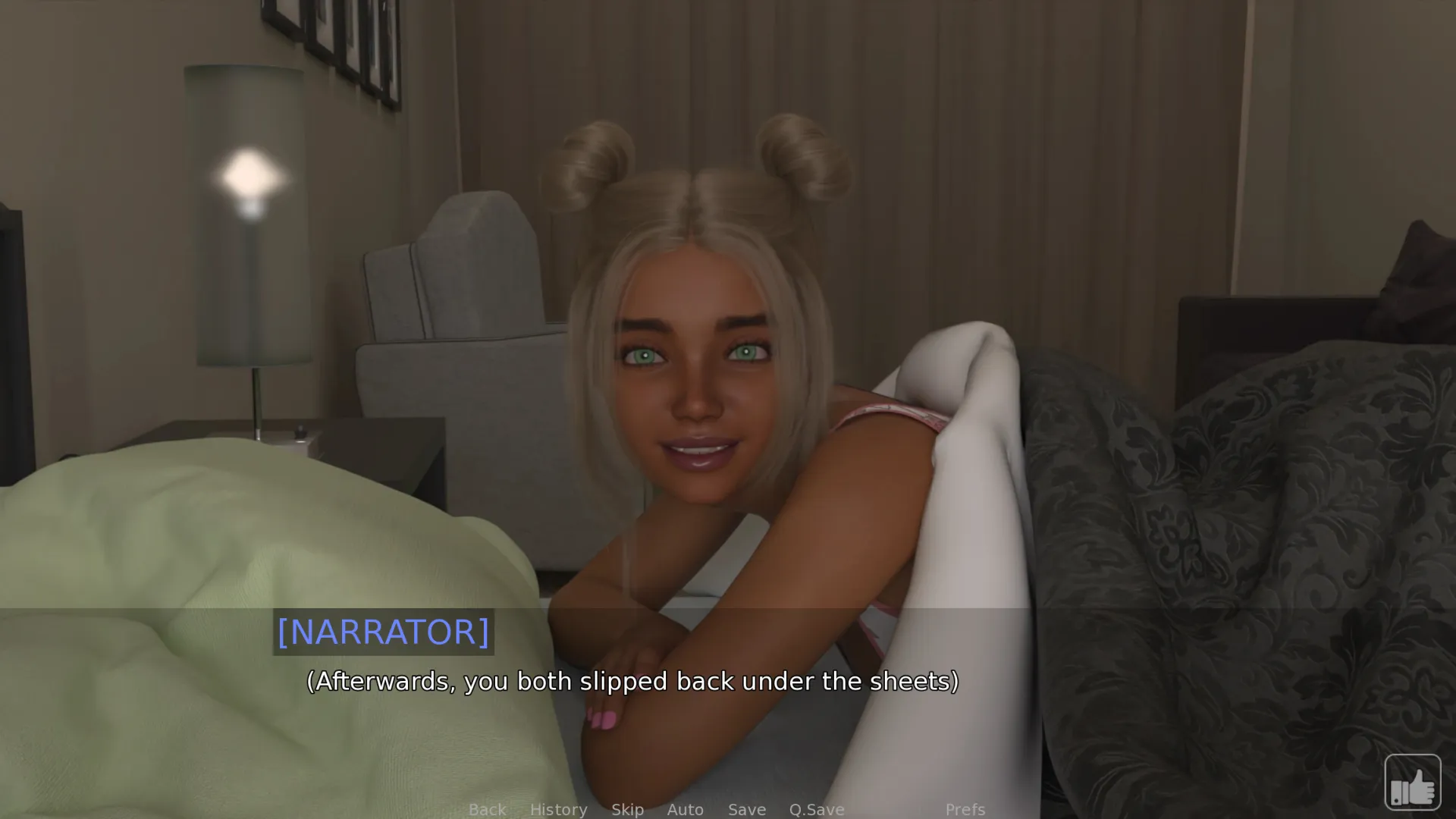 According to Sofia gameplay screenshot 6 (Ren'Py adult game) by GrimaGrima – free download