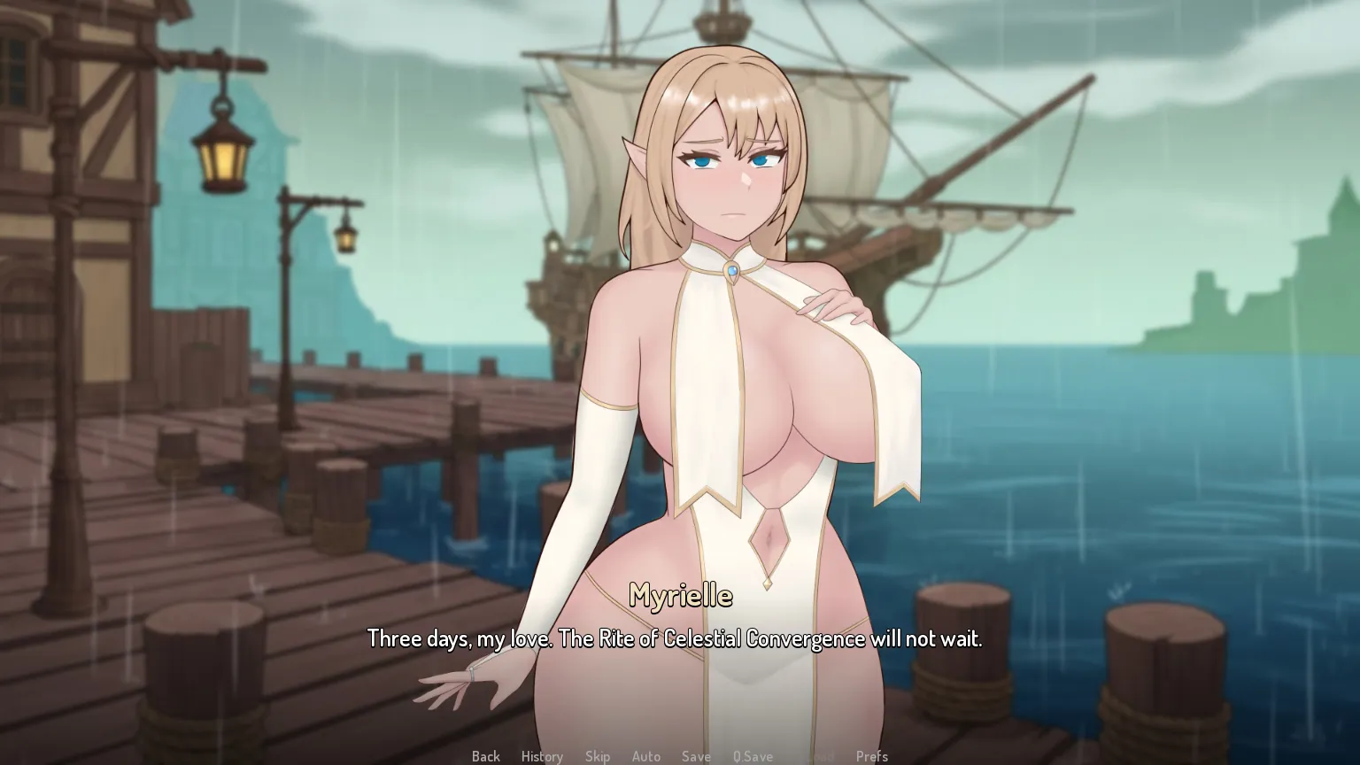 The Sunken Promise gameplay screenshot 3 (Ren'Py adult game) by NTR_LORD – free download