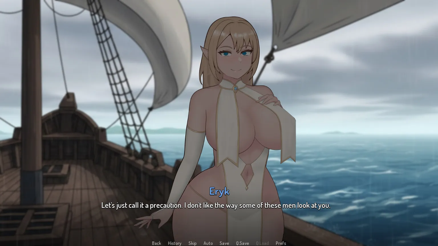 The Sunken Promise gameplay screenshot 4 (Ren'Py adult game) by NTR_LORD – free download