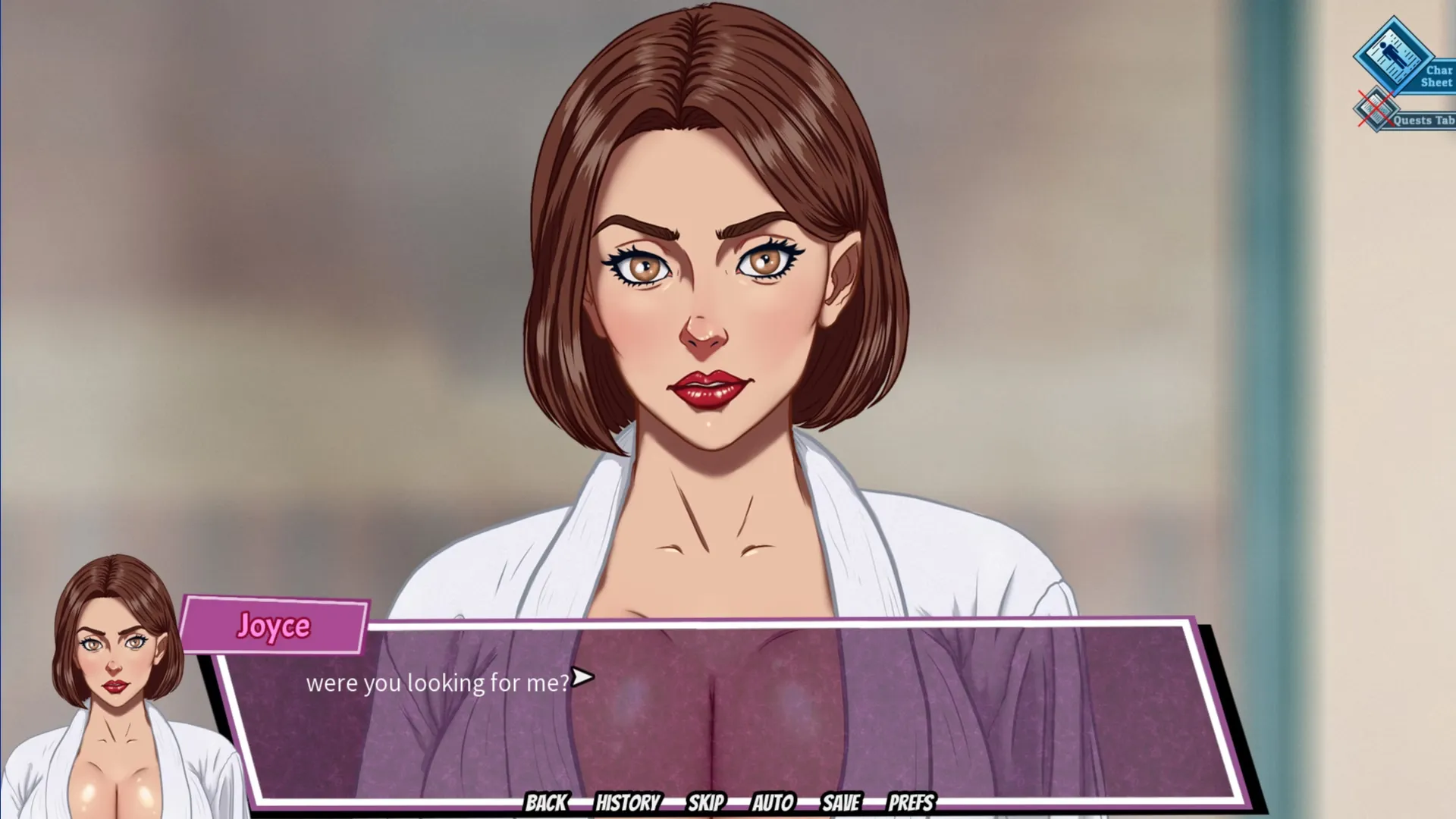 Secrets of the Island House gameplay screenshot 1 (Ren'Py adult game) by Madlust Lewdart – free download