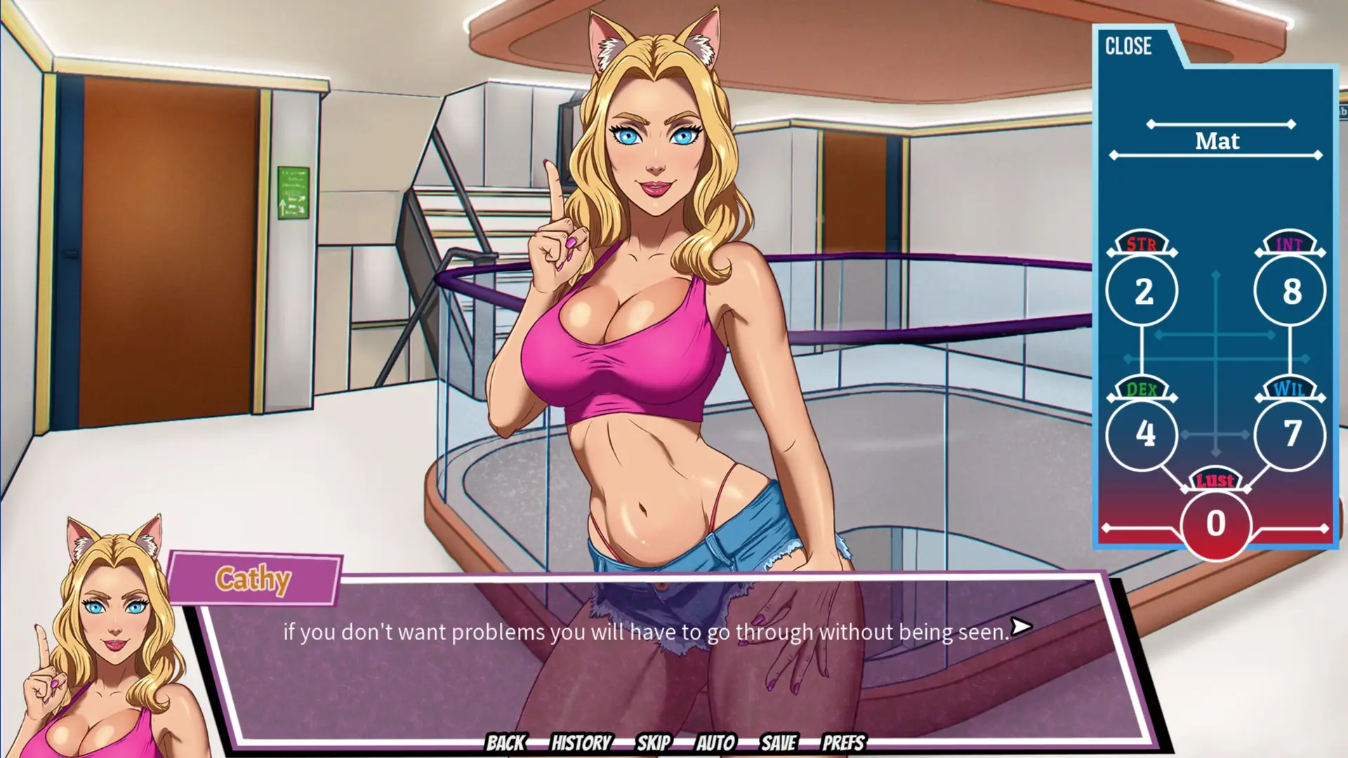Secrets of the Island House gameplay screenshot 2 (Ren'Py adult game) by Madlust Lewdart – free download