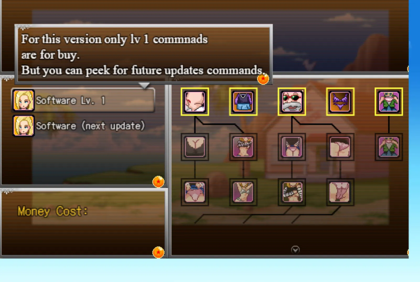 Jackie Chun gameplay screenshot 4 (RPGM adult game) by Pervy_Buu/Zeromissy – free download