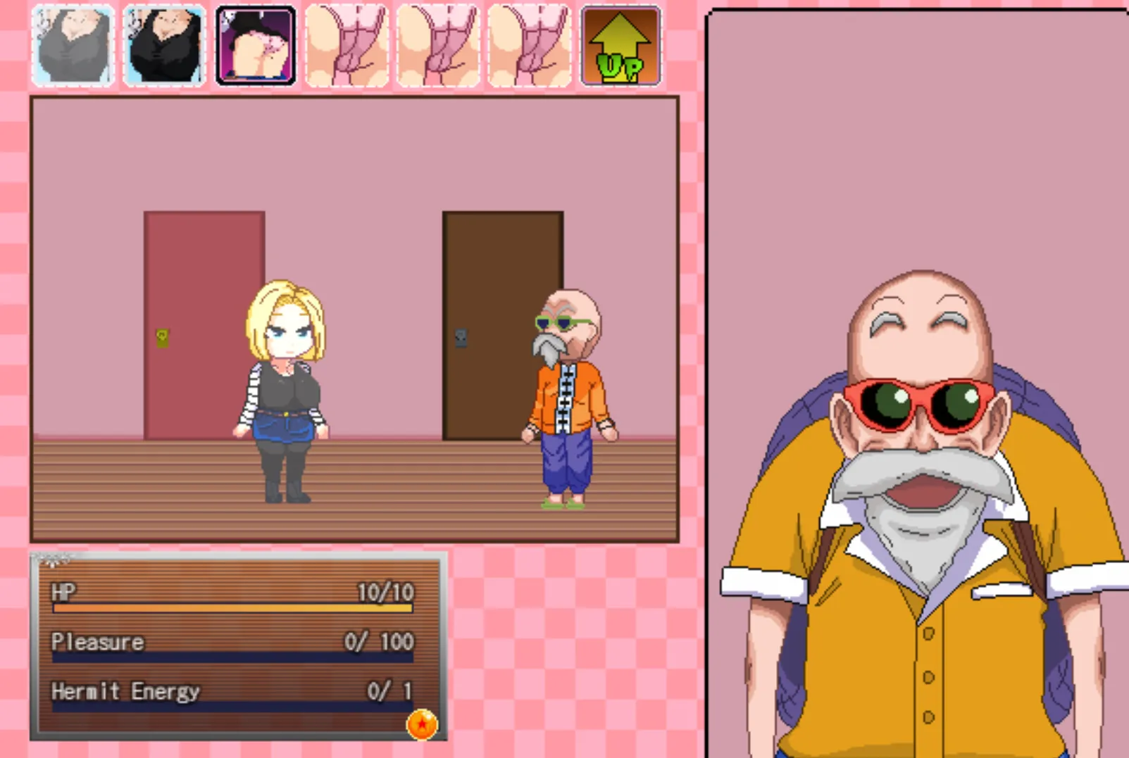 Jackie Chun gameplay screenshot 5 (RPGM adult game) by Pervy_Buu/Zeromissy – free download