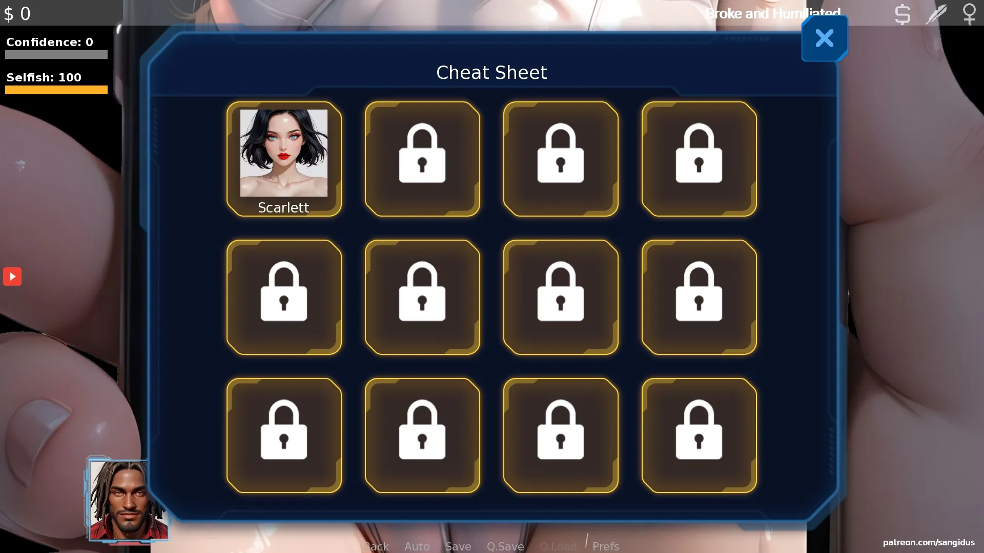 Twelve Signs of Seduction gameplay screenshot 1 (Ren'Py adult game) by Sangidus – free download