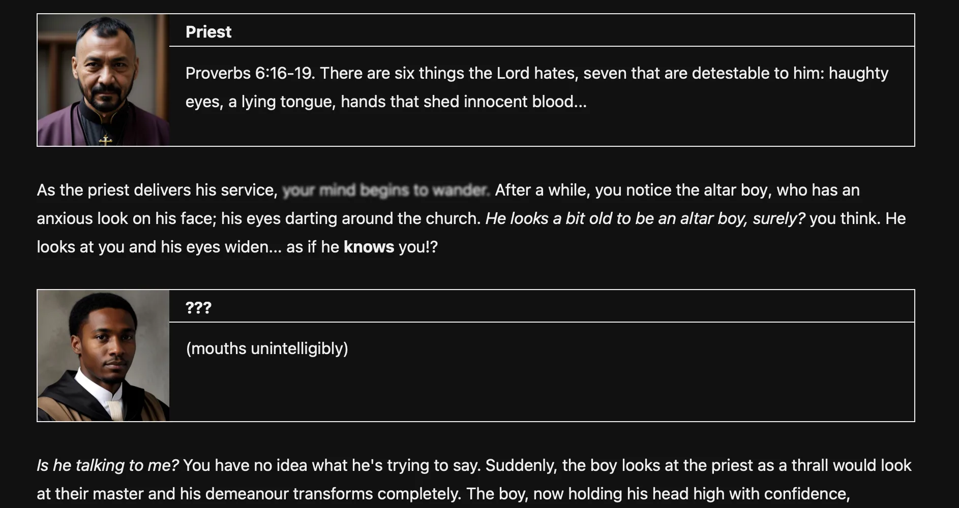A Village Corrupted gameplay screenshot 7 (HTML adult game) by hauntedking – free download